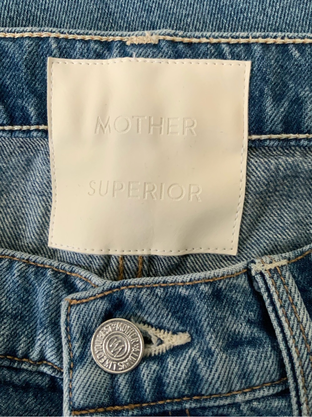 MOTHER SUPERIOR Jeans Reifler Early Blue Size 27 - Picture 9 of 14